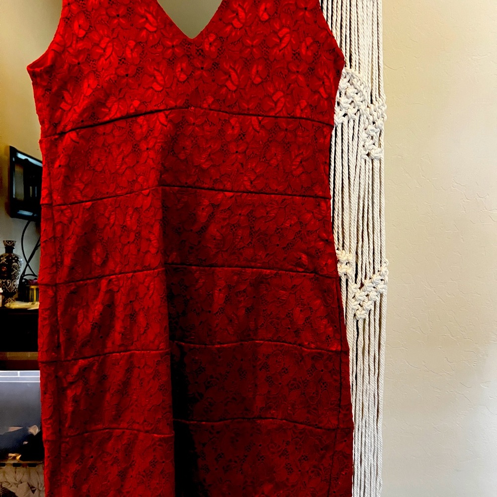 Red dress